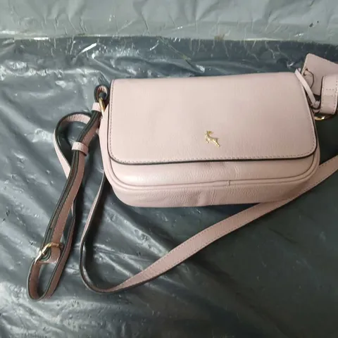 ASHWOOD LEATHER FLAPOVER CAMERA BAG - ROSE