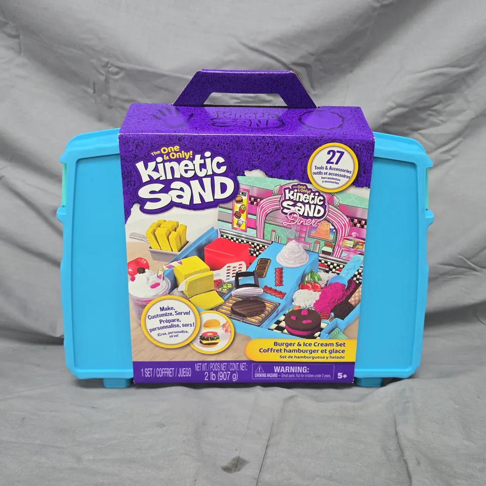 KINETIC SAND BURGER & ICE CREAM SET