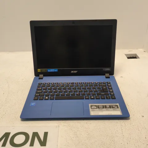 ACER ASPIRE 1 A114-32 BLUE LAPTOP – INTEL CELERON N4000, 4GB RAM, 64GB EMMC, WINDOWS 10 S