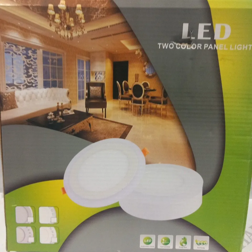 BOXED LED TWO COLOR PANEL LIGHT