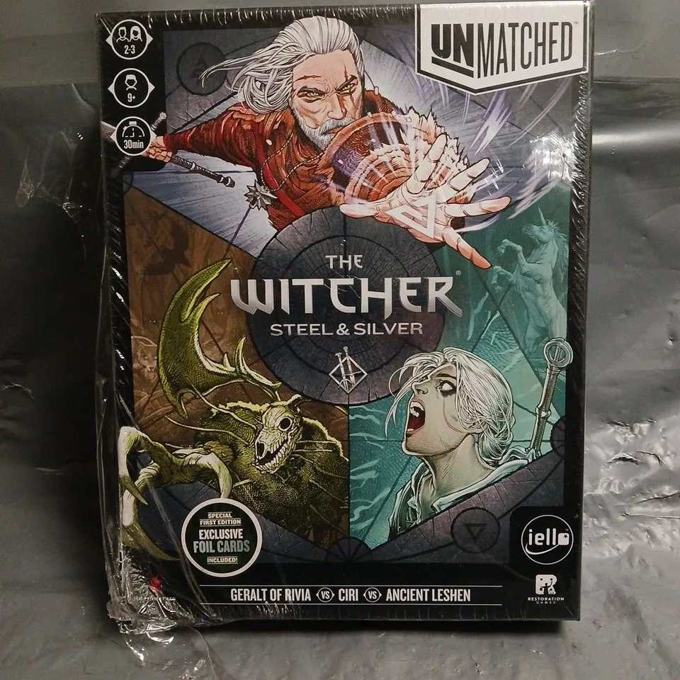 UNMATCHED THE WITCHER STEEL & SILVER GAME