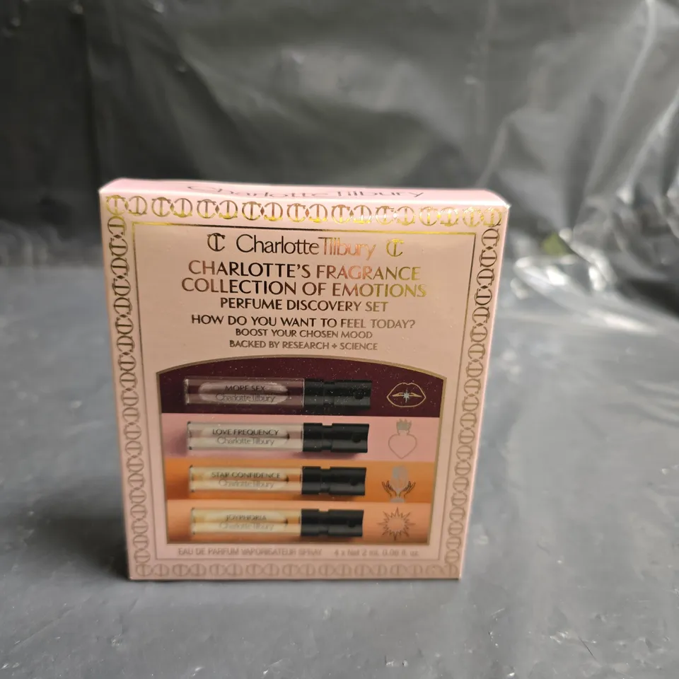 CHARLOTTE TILBURY CHARLOTTE'S FRAGRANCE COLLECTION OF EMOTIONS PERFUME DISCOVERY SET