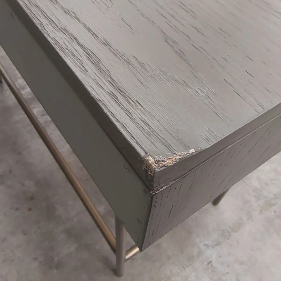 DESIGNER 2-DRAWER WOODEN CONSOLE TABLE