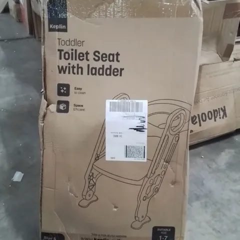 BOXED KEPLIN TODDLER TOILET SEAT WITH LADDER -BLUE-