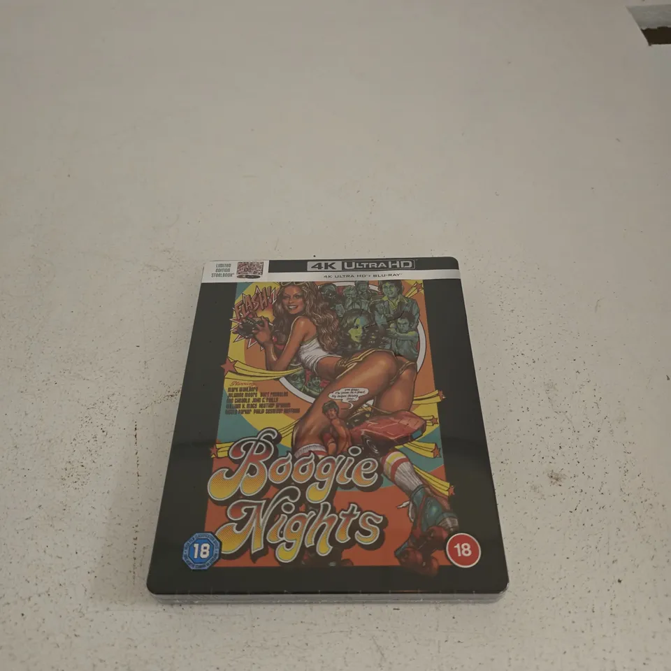 BOOGIE NIGHTS 4K ULTRA HD + BLU RAY SEALED LIMITED EDITION STEELBOOK