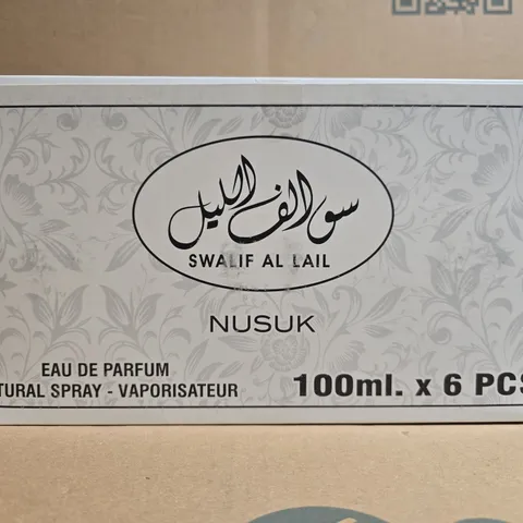 SWALIF AL LAIL NUSUK EAU DE PARFUM 6 X 100ML FRAGRANCE SET