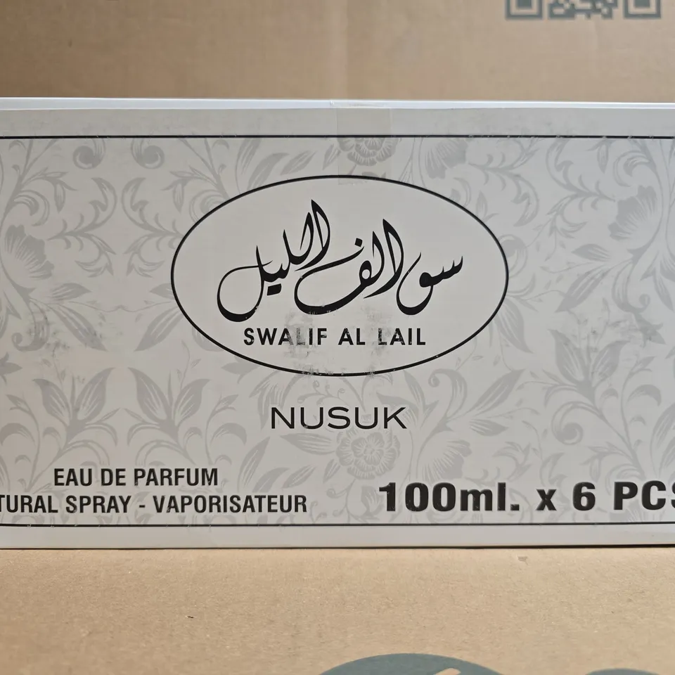 SWALIF AL LAIL NUSUK EAU DE PARFUM 6 X 100ML FRAGRANCE SET