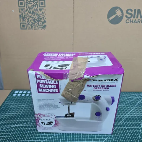 PRIMA HOUSEWARE ELECTRIC PORTABLE SEWING MACHINE – BOXED