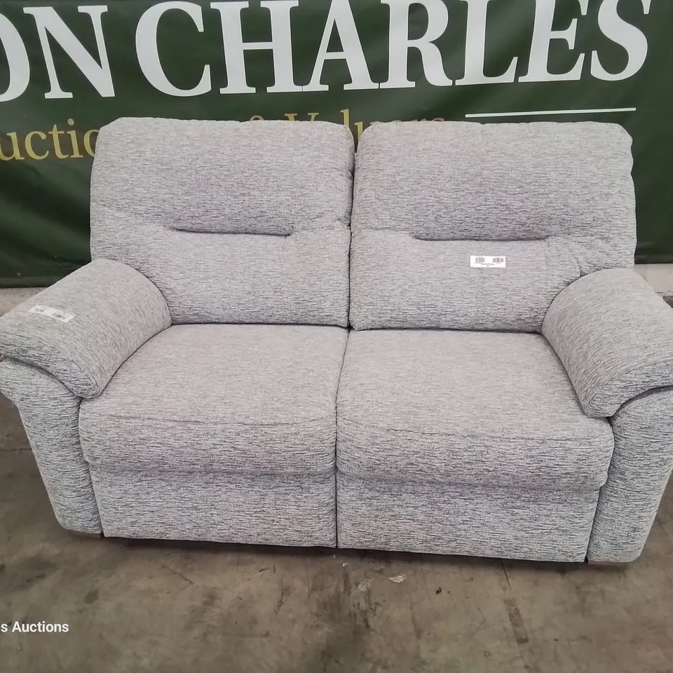 QUALITY BRITISH DESIGNER & MANUFACTURED G PLAN SEATTLE 2.5 SEATER SOFA MIRAGE ASH FABRIC 
