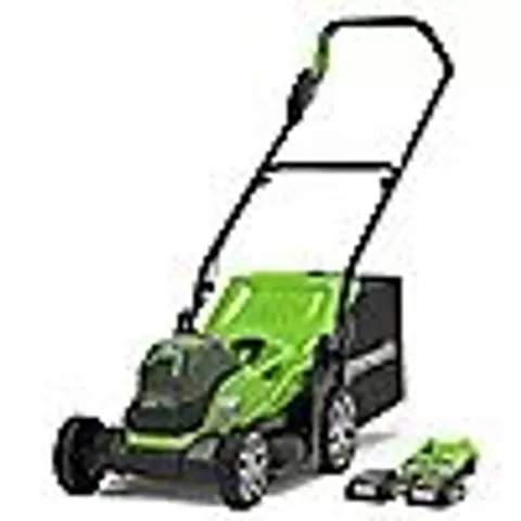 OUTLET GREENWORKS 48V 36CM G24X2LM36K2X CORDLESS LAWNMOWER