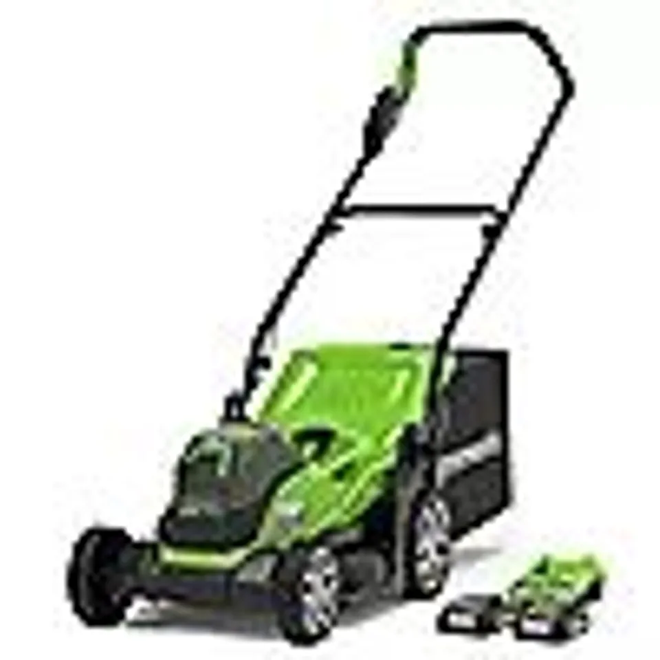 OUTLET GREENWORKS 48V 36CM G24X2LM36K2X CORDLESS LAWNMOWER
