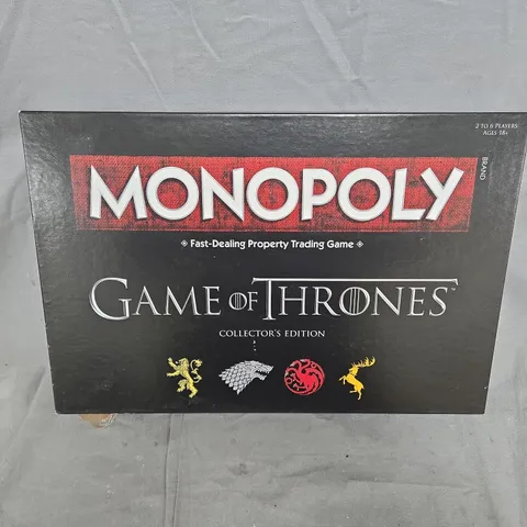 MONOPOLY: GAME OF THRONES COLLECTOR'S EDITION BOARD GAME – BOXED