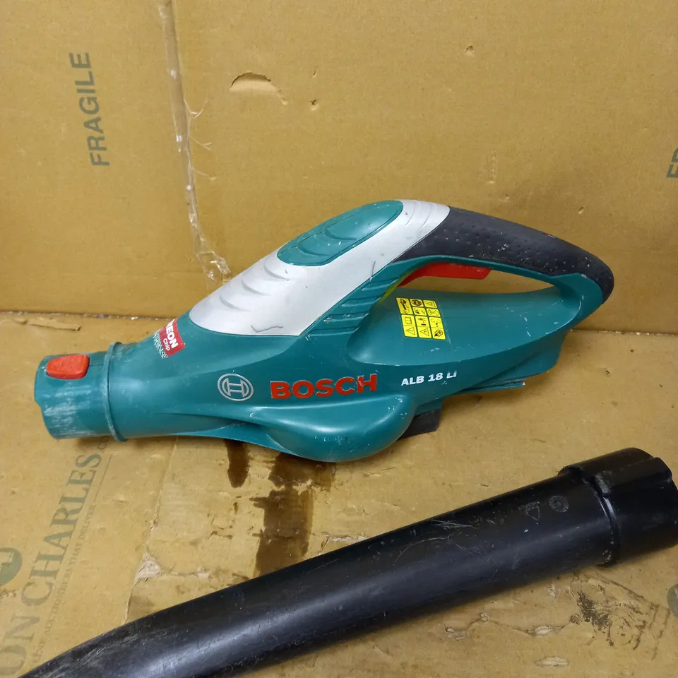 BOSCH CORDLESS LEAF BLOWER