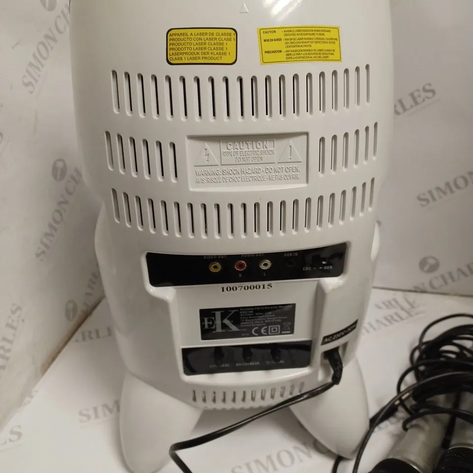 EASY KAROKE PORTABLE CD+G KARAOKE MACHINE