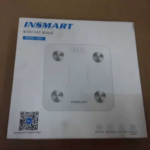 BOXED INSMART BODY FAT SCALE 