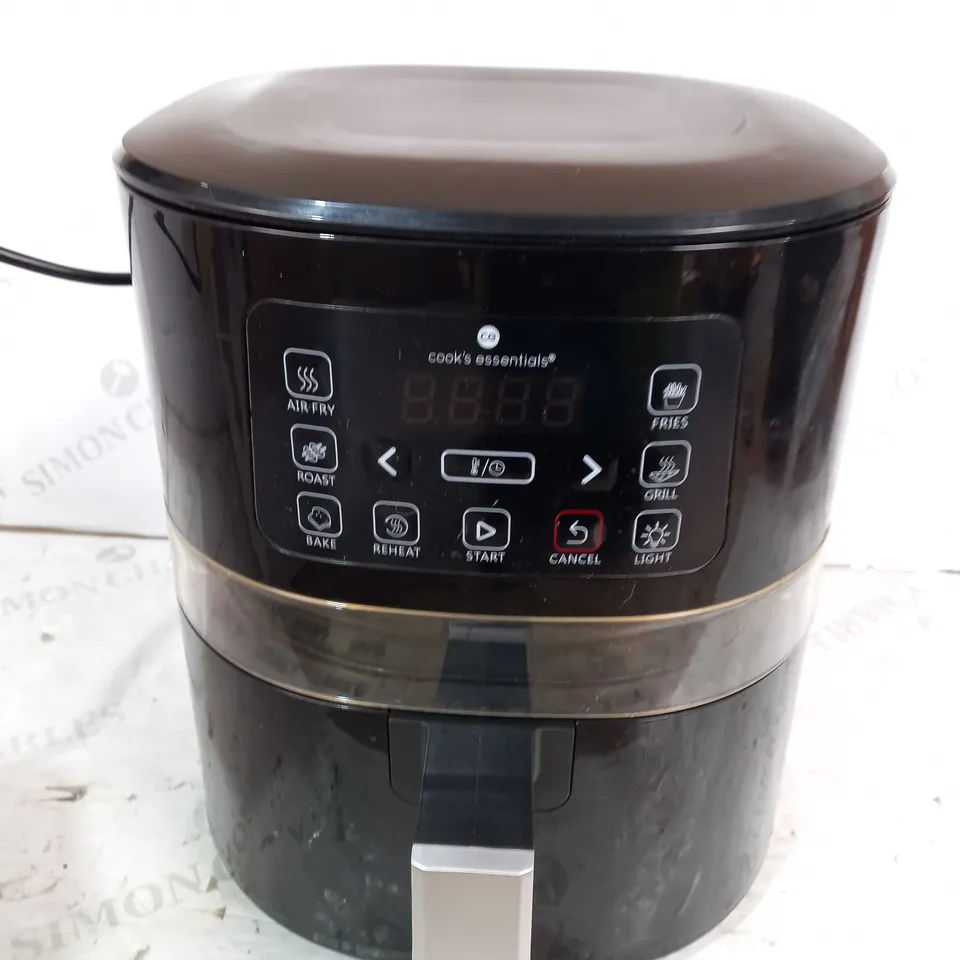 COOK'S ESSENTIALS 4.0L AIR FRYER - BLACK