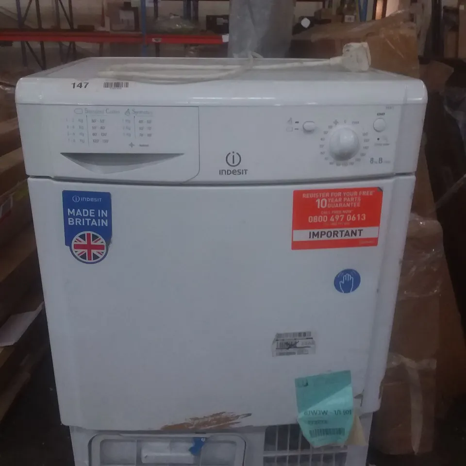 INDESIT IDC8T3 CONDENSER DRYER