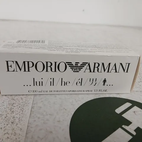 EMPORIO ARMANI EAU DE TOILETTE FOR HIM 100 ML