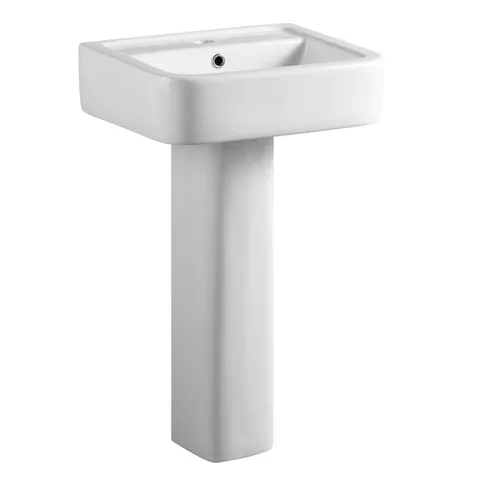 TAYLOR MOORE SQUARE PEDASTAL SINK