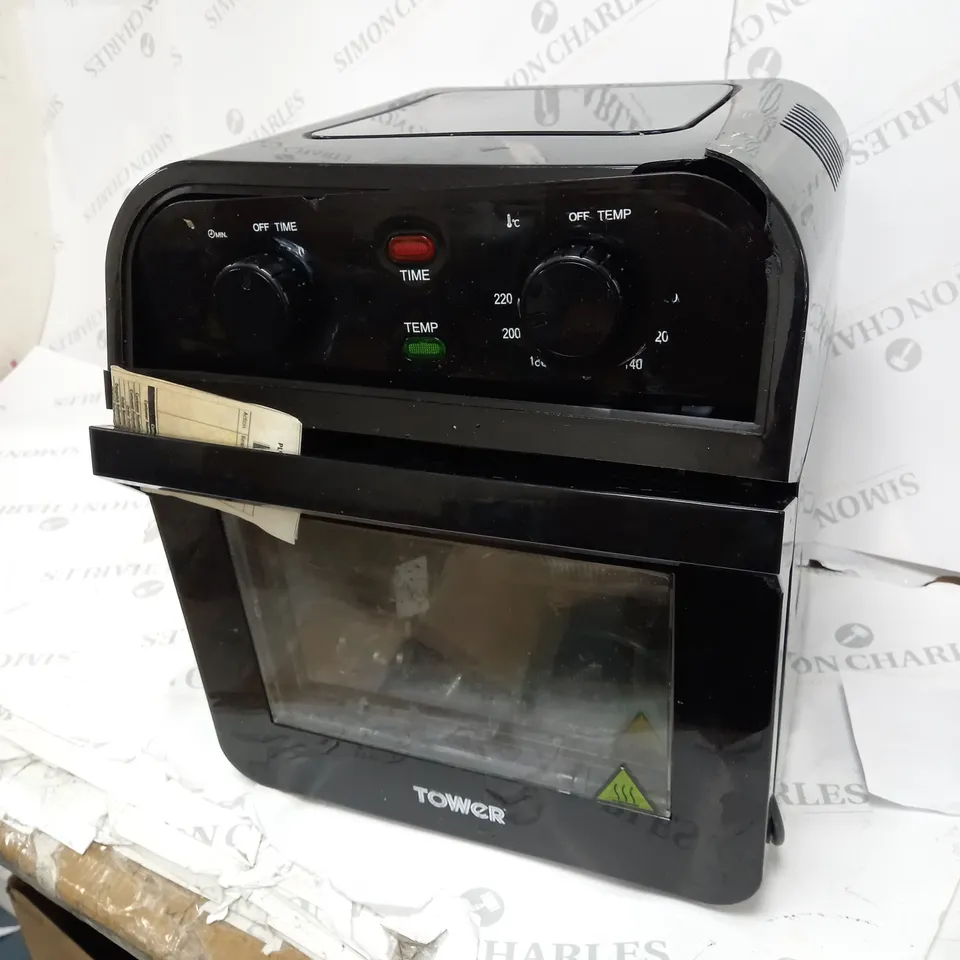 TOWER AIR FRYER OVEN, 12 LITRE, BLACK