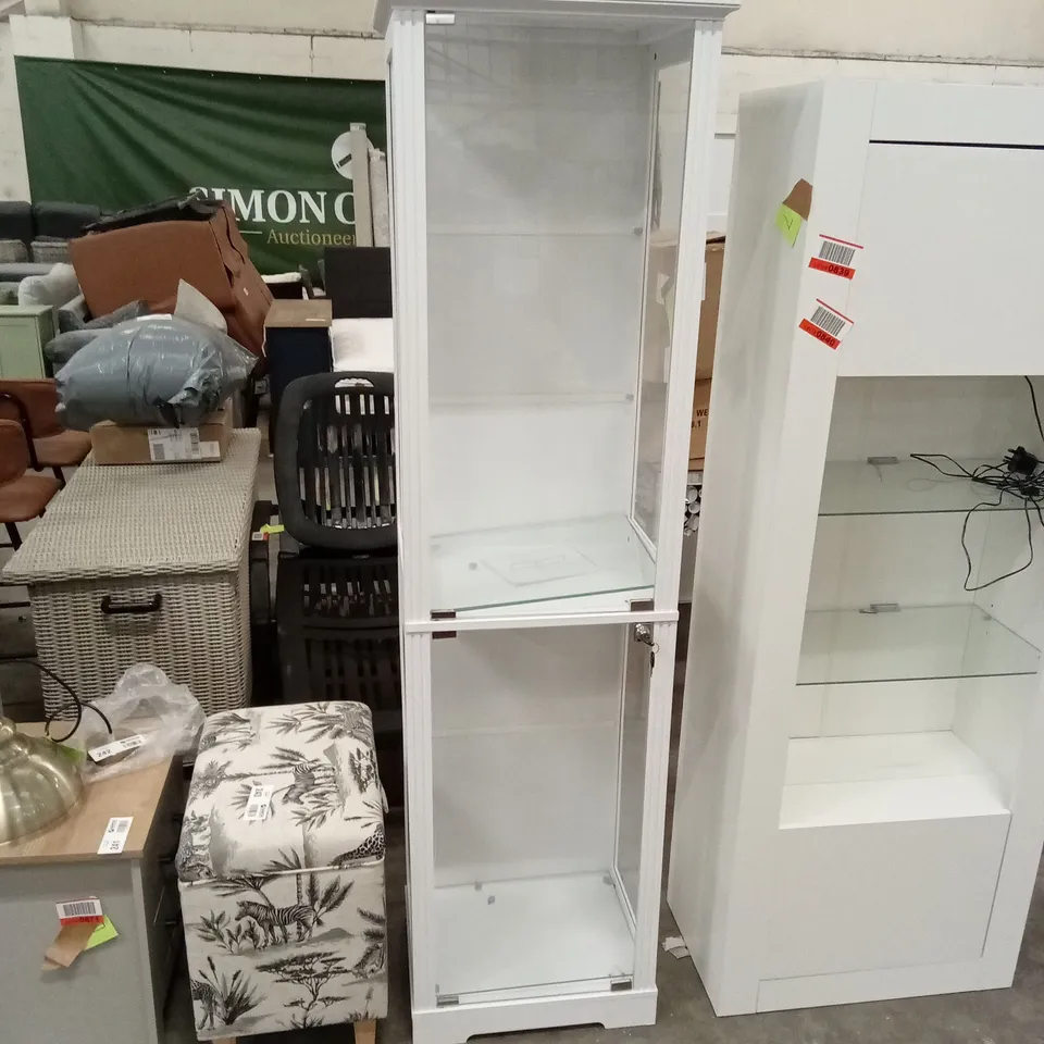 DISPLAY CABINET - WHITE