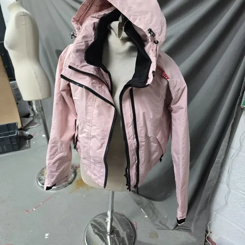 SUPERDRY WINDCHEATER EVOLUTION/20 HOODED JACKET – PINK (UK 8 / US 4 / EU 36)