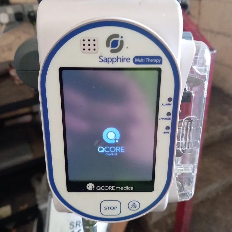 MED STOR IV POLE WITH SAPPHIRE MULTI THERAPY INFUSION PUMP