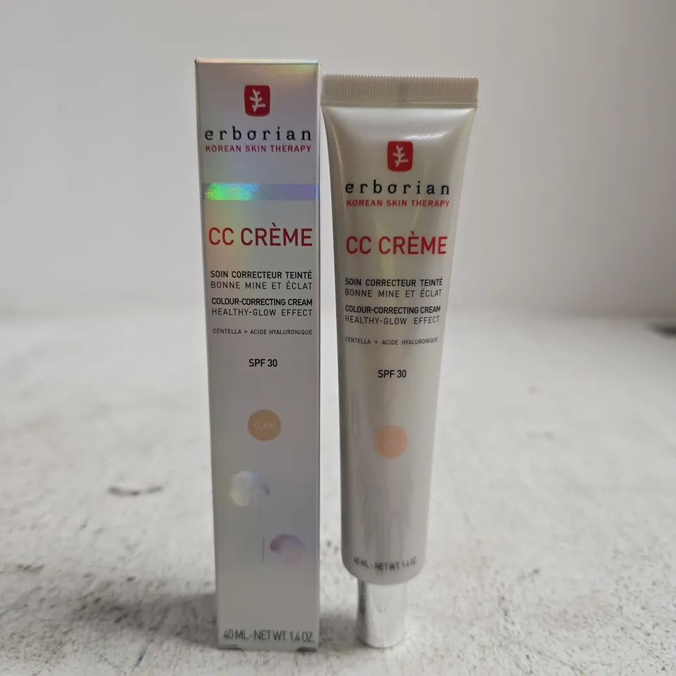 ERBORIAN CC CRÈME SPF30 – COLOUR-CORRECTING CREAM (HEALTHY GLOW EFFECT), 40ML