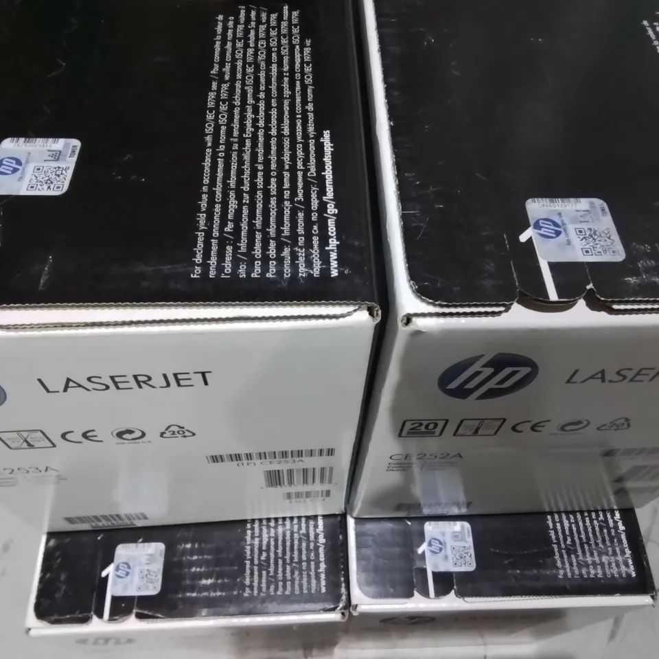 LOT OF 5 ASSORTED HP LASERJET 504A PRINT CARTRIDGES