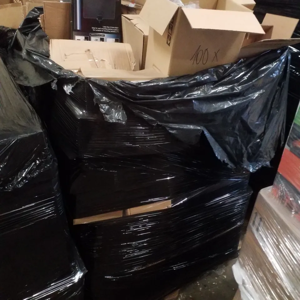 PALLET CONTAINING ASSORTED PRODUCTS INCLUDING ULTRA THIN AMPLIFIED INDOOR AERIALS, 2 GANG MODULAR FACEPLATES & BT PAX SECONDARY TELEPHONE MODULES