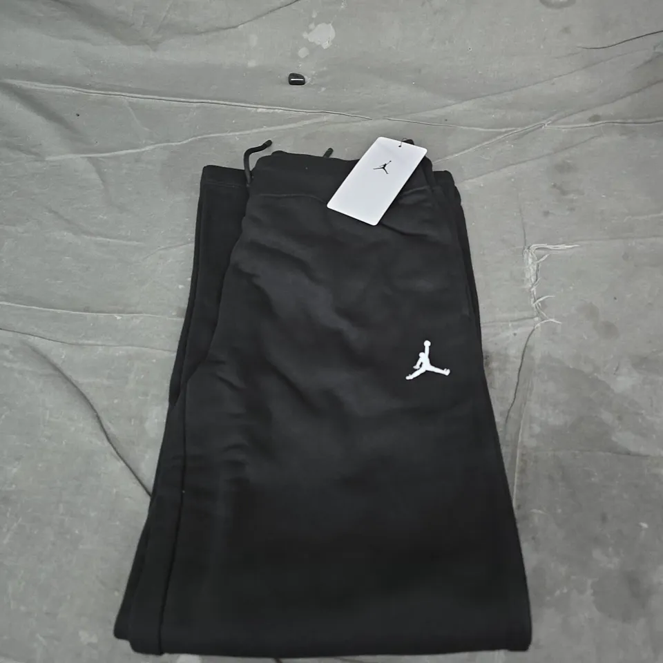 JORDAN BY NIKE KIDS' BLACK WIDE-LEG JOGGERS – SIZE 12-13YRS