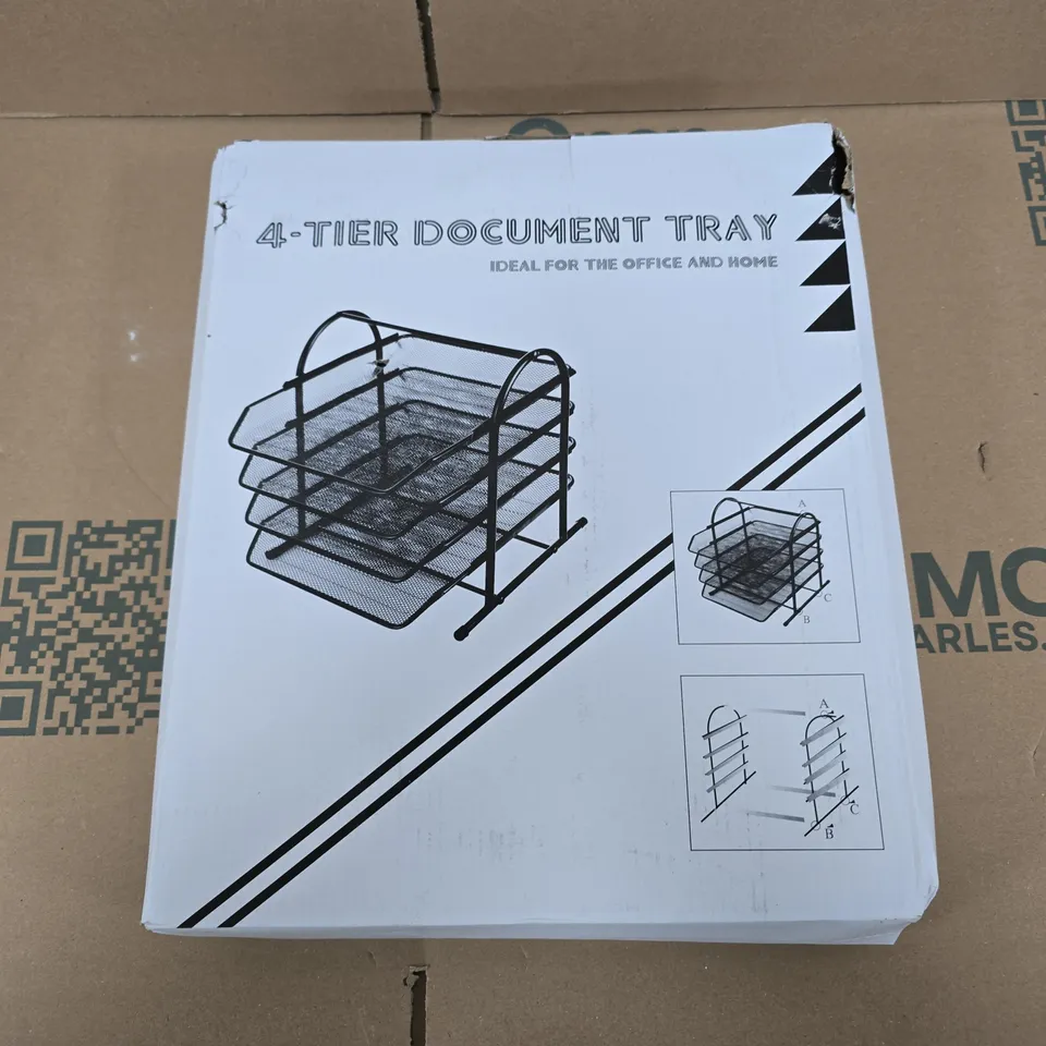 4-TIER DOCUMENT TRAY – OFFICE & HOME USE 