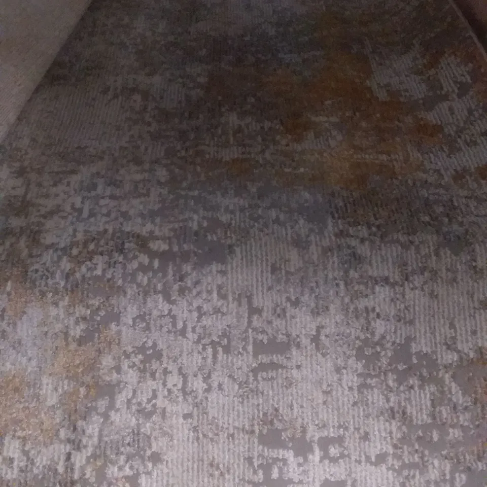 EDGEWORTH SILVER/GOLD/ BEIGE RUG 170X120CM