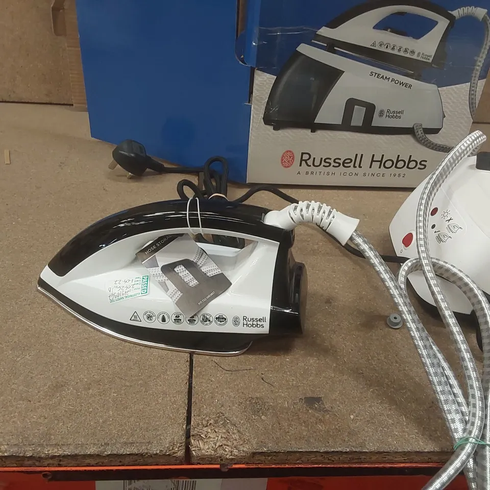 BOXED RUSSELL HOBBS STEAM GENERATOR AND IRON