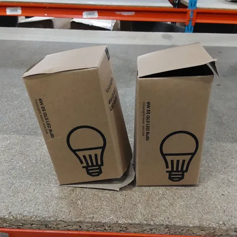 BOXED EQUIVALENT A19 E27 MEDIUM STANDARD LIGHT BULBS - SET OF 2
