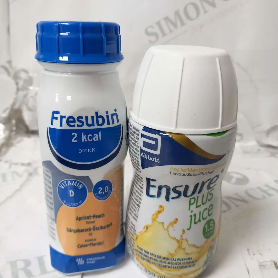 APPROXIMATELY 5 FRESUBIN 2KCAL 200ML DRINKS AND 11 ENSURE PLUS JUCE 220ML DRINKS