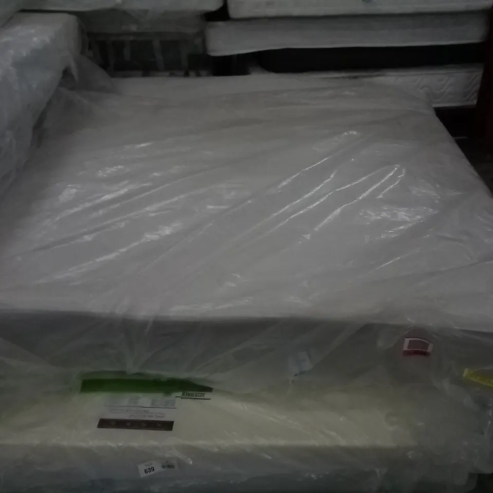 QUALITY BAGGED MEMORY FOAM SPRUNG OPEN COIL SUPER KING SIZE 6FT MATTRESS