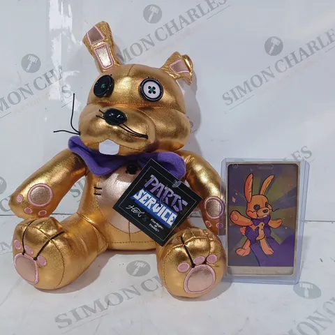 HEX X PARTS AND SERVICE FIVE NIGHTS AT FREDDY'S COLLECTIBLE GOLDEN BONNIE PLUSH