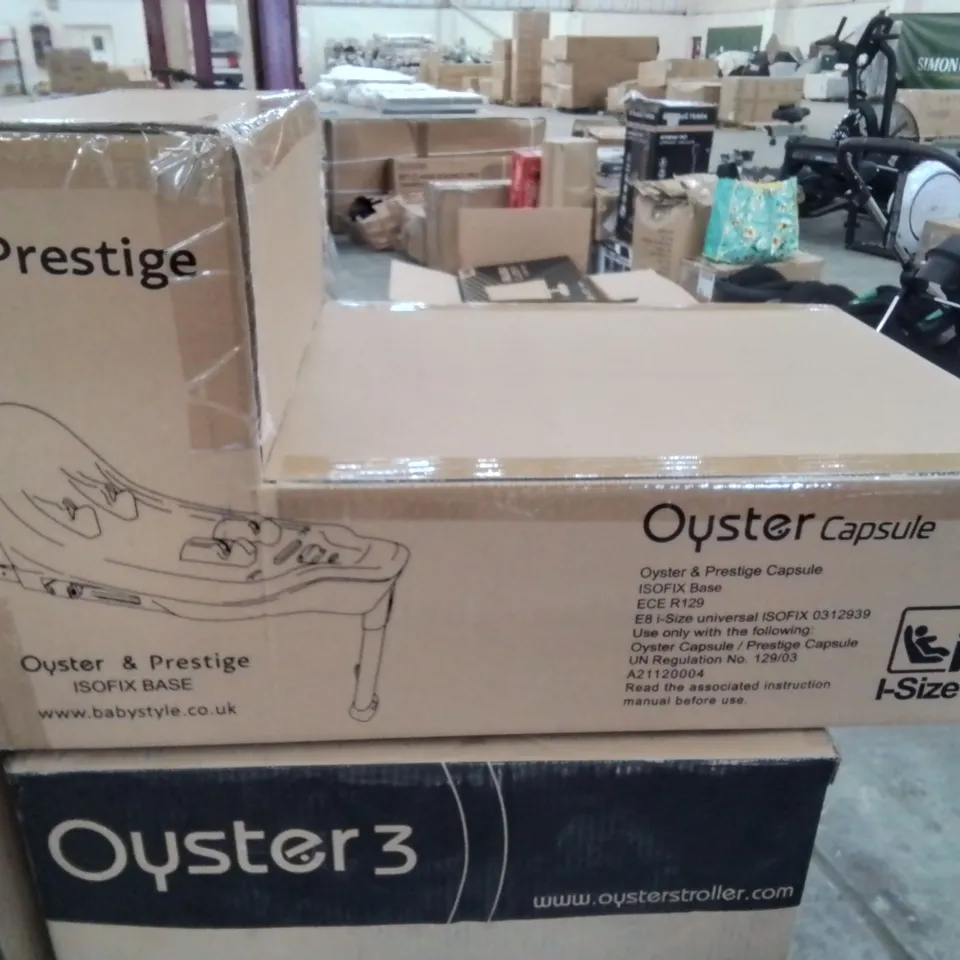 BOXED OYSTER 3 LUXURY 7-PIECE PRAM SET IN CREME BRULEE - 4 BOXES RRP £979