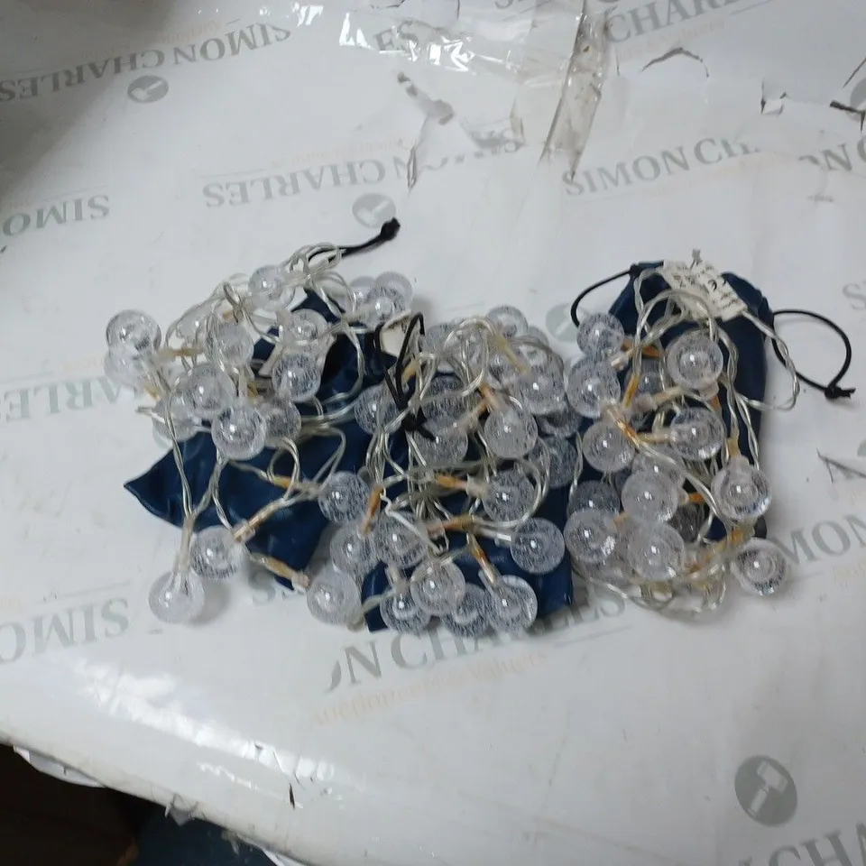 BOXED SET OF 3 BATTERY POWERED BALL LIGHTS
