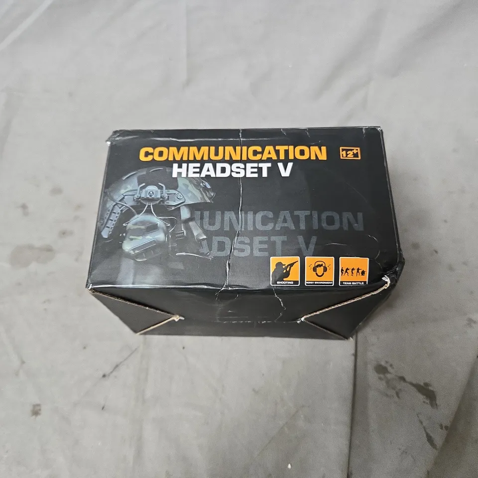 COMMUNICATION HEADSET V – DUAL-EAR HEADSET WITH MICROPHONE 