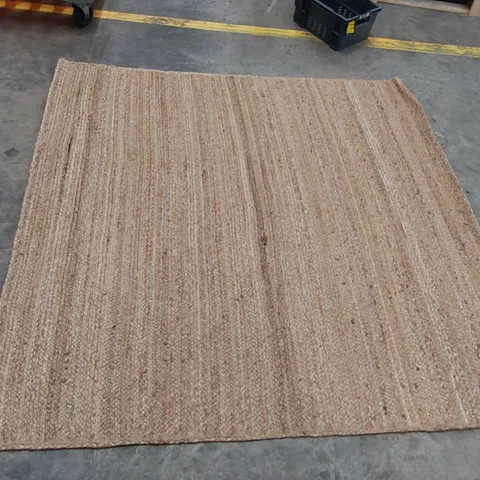 STANLEY HAND BRAIDED NATURAL RUG // 180 X 180CM