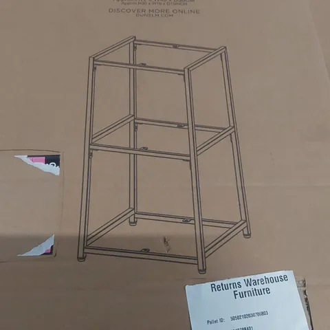 BOXED MODULAR SHELVING 3 TIER - GOLD