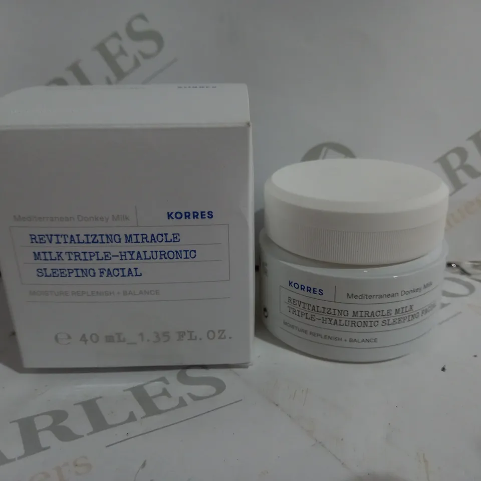 BOXED KORRES REVITALIZING SLEEPING FACIAL
