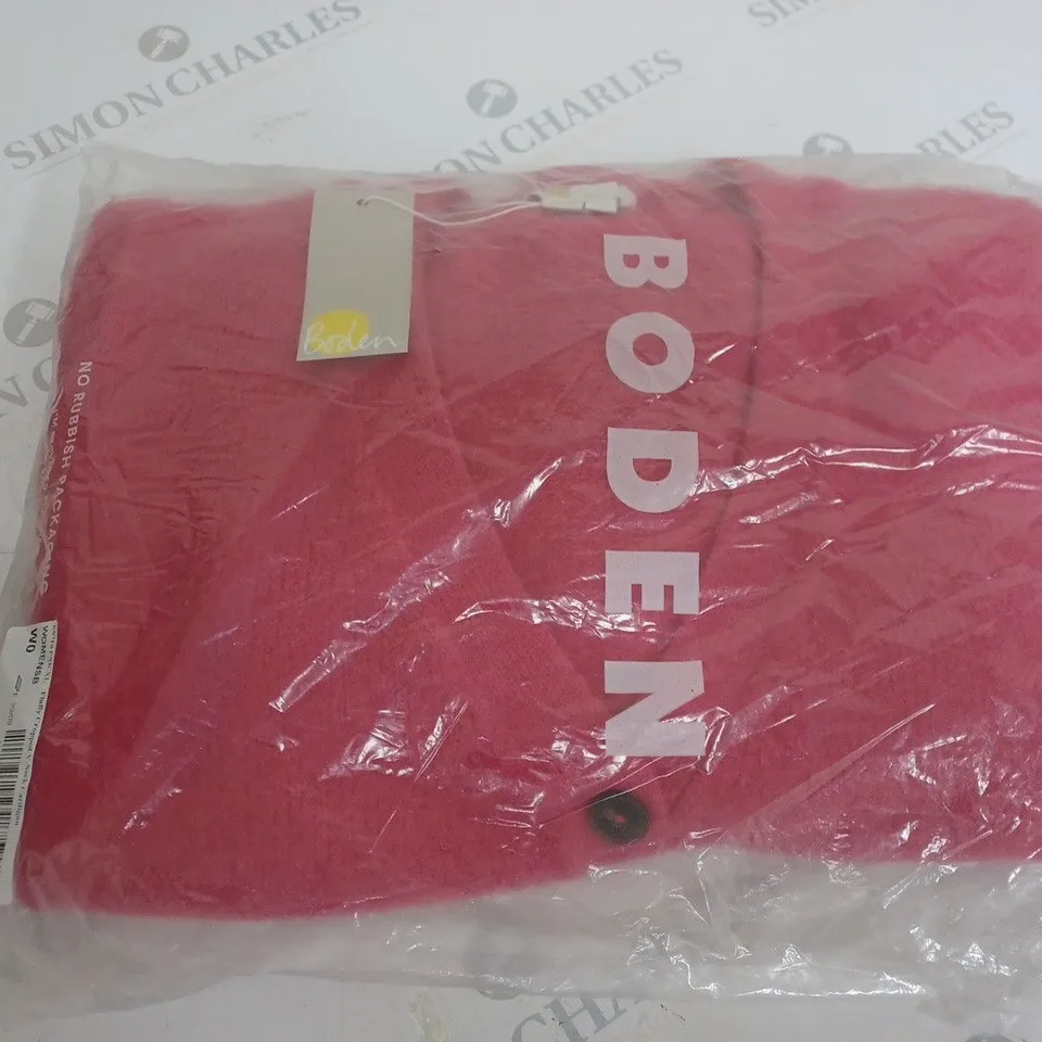 BODEN FLUFFY CROPPED V NECK JUMPER CARDIGAN SIZE XL 