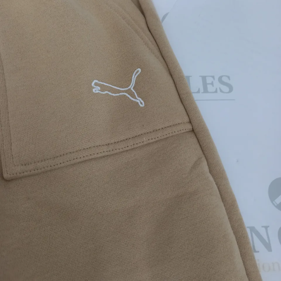 PUMA JOGGERS IN LIGHT BROWN - UK 9-10Y