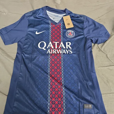 UK SIZE L NIKE PARIS SAINT-GERMAIN FOOTBALL JERSEY – MEN'S, PARIS LOS ANGELES DESIGN