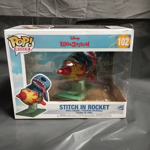 FUNKO POP! RIDES STITCH IN ROCKET – LILO & STITCH, BOXED