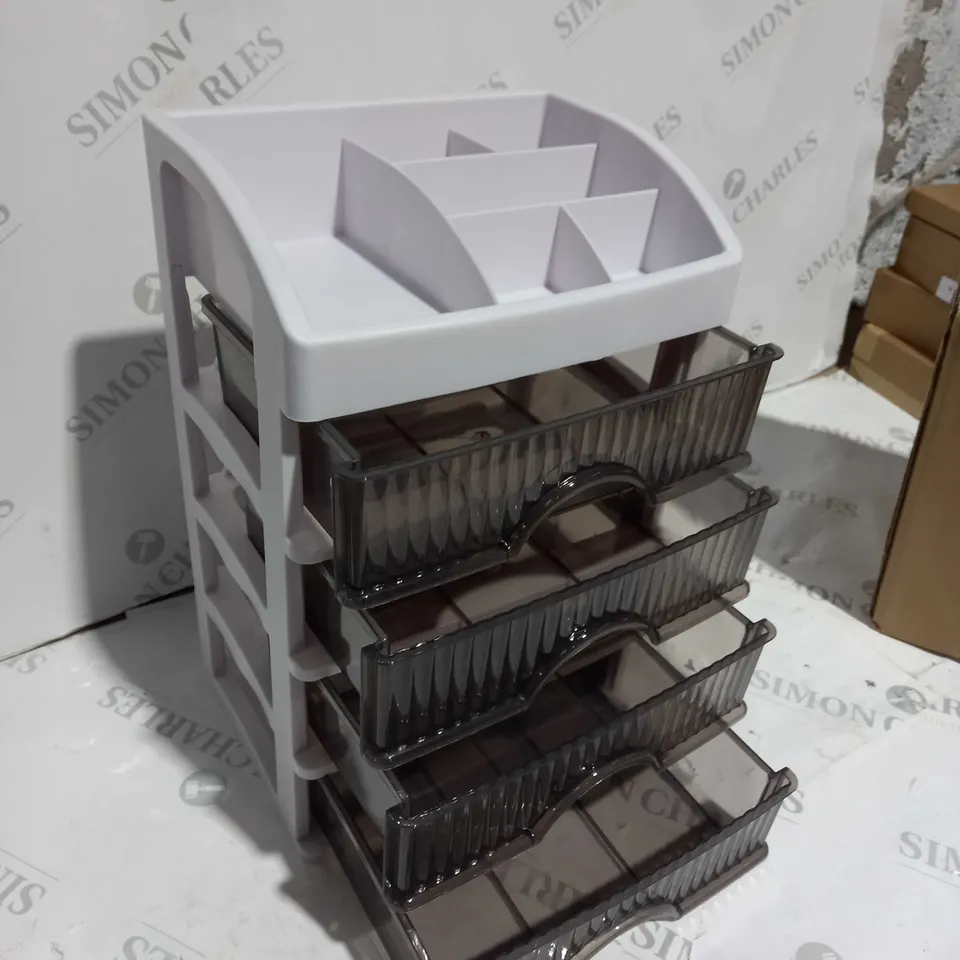 BLACK & WHITE STORAGE BOX FOR COSMETICS ETC