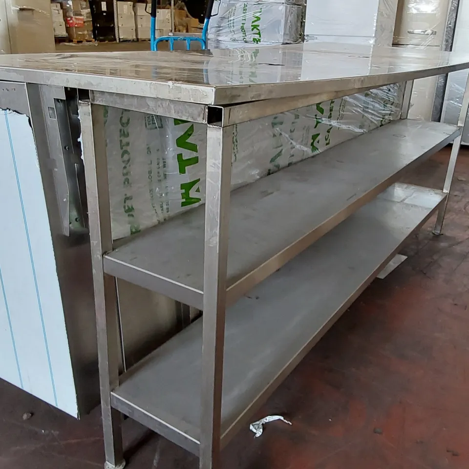 VIZU STAINLESS STEEL COMMERCIAL KITCHEN PREP STATION 